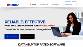 What Datahelpsoftware.com website looked like in 2021 (2 years ago)