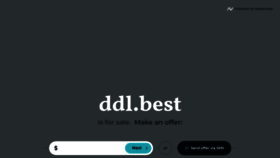 What Ddl.best website looked like in 2021 (2 years ago)