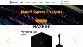 What Dsvisual.sg website looked like in 2021 (2 years ago)