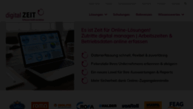 What Digital-zeit.de website looked like in 2021 (2 years ago)