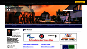 What Dorsten.de website looked like in 2021 (3 years ago)
