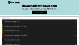 What Download4windows.com website looked like in 2021 (2 years ago)