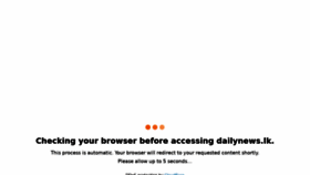 What Dailynews.lk website looked like in 2021 (2 years ago)