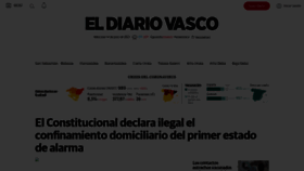 What Diariovasco.com website looked like in 2021 (2 years ago)