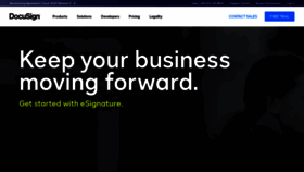 What Docusign.co.uk website looked like in 2021 (2 years ago)