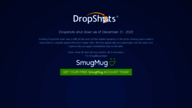 What Dropshots.com website looked like in 2021 (2 years ago)