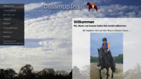 What Dreamupteam.de website looked like in 2021 (2 years ago)