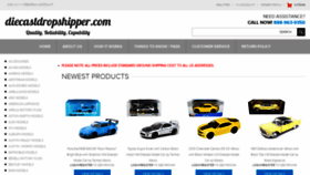 What Diecastdropshipper.com website looked like in 2021 (2 years ago)