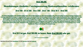 What Dachi.de website looked like in 2021 (2 years ago)