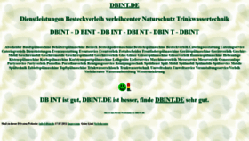 What Dbint.de website looked like in 2021 (2 years ago)