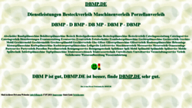 What Dbmp.de website looked like in 2021 (2 years ago)