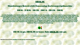 What Dbok.de website looked like in 2021 (3 years ago)