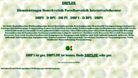 What Dbpi.de website looked like in 2021 (3 years ago)