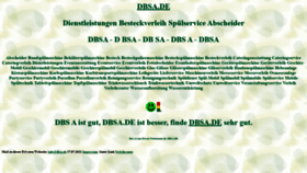 What Dbsa.de website looked like in 2021 (2 years ago)