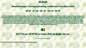 What Dcip.de website looked like in 2021 (3 years ago)
