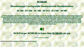 What Dcmd.de website looked like in 2021 (2 years ago)