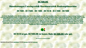 What Dcmh.de website looked like in 2021 (2 years ago)