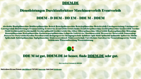 What Ddem.de website looked like in 2021 (4 years ago)