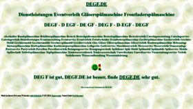 What Degf.de website looked like in 2021 (2 years ago)