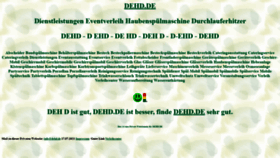 What Dehd.de website looked like in 2021 (2 years ago)