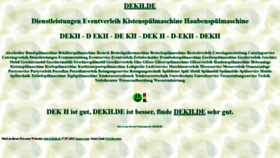 What Dekh.de website looked like in 2021 (2 years ago)