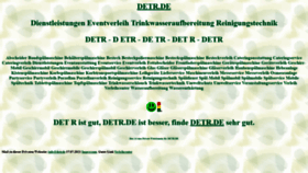 What Detr.de website looked like in 2021 (2 years ago)