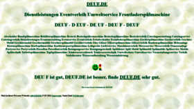 What Deuf.de website looked like in 2021 (2 years ago)