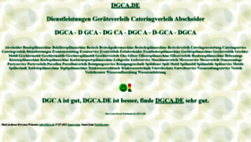 What Dgca.de website looked like in 2021 (2 years ago)