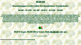 What Dgdf.de website looked like in 2021 (2 years ago)
