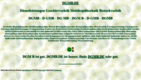 What Dgmb.de website looked like in 2021 (2 years ago)