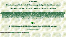 What Dgold.de website looked like in 2021 (3 years ago)