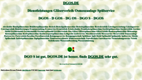 What Dgos.de website looked like in 2021 (3 years ago)