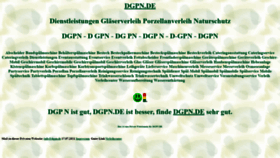 What Dgpn.de website looked like in 2021 (2 years ago)