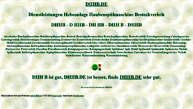 What Dhhb.de website looked like in 2021 (2 years ago)