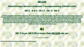 What Dicz.de website looked like in 2021 (2 years ago)