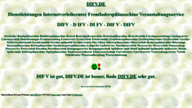 What Difv.de website looked like in 2021 (2 years ago)