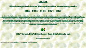 What Dikv.de website looked like in 2021 (2 years ago)