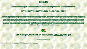 What Divg.de website looked like in 2021 (2 years ago)