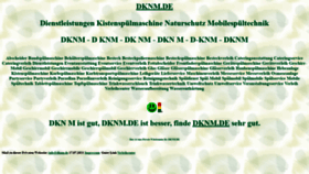 What Dknm.de website looked like in 2021 (2 years ago)