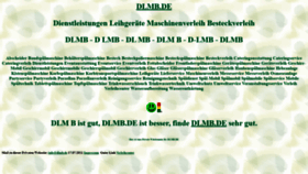 What Dlmb.de website looked like in 2021 (2 years ago)