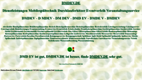 What Dmdev.de website looked like in 2021 (3 years ago)
