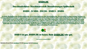 What Dmds.de website looked like in 2021 (2 years ago)