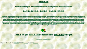 What Dmlb.de website looked like in 2021 (3 years ago)