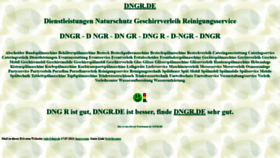 What Dngr.de website looked like in 2021 (2 years ago)