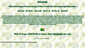 What Dogd.de website looked like in 2021 (2 years ago)