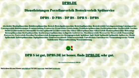 What Dpbs.de website looked like in 2021 (2 years ago)