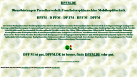What Dpfm.de website looked like in 2021 (2 years ago)