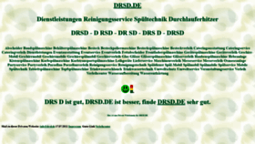 What Drsd.de website looked like in 2021 (2 years ago)
