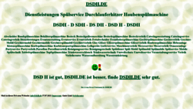 What Dsdh.de website looked like in 2021 (2 years ago)
