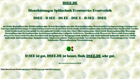 What Dsee.de website looked like in 2021 (2 years ago)